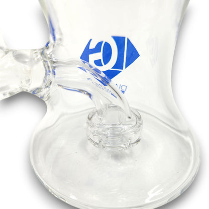 5-1/2" Diamond Glass Circ Percolator Pocket Bubbler Bong