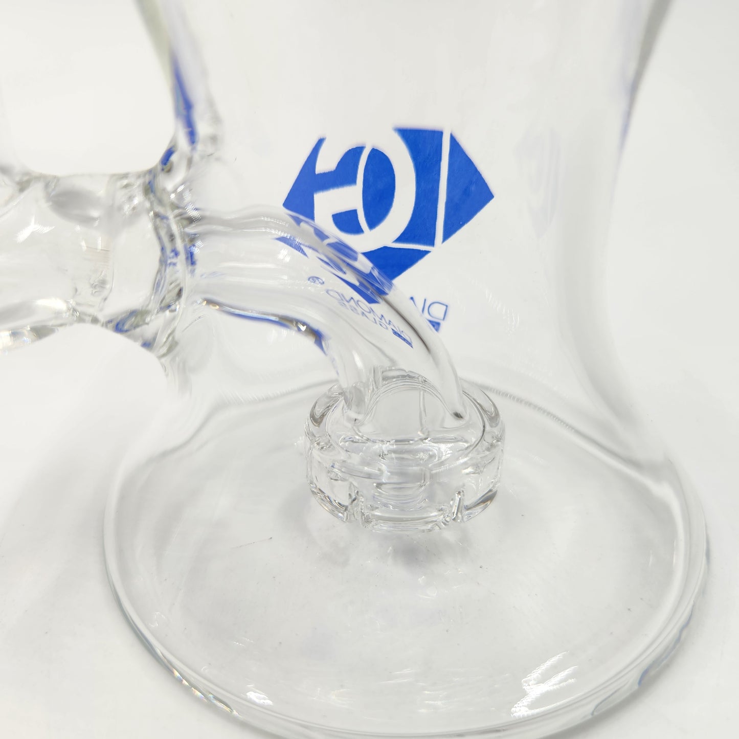 5-1/2" Diamond Glass Circ Percolator Pocket Bubbler Bong