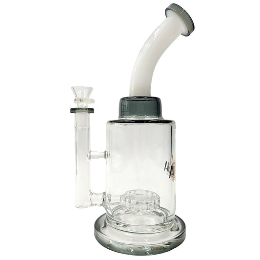 11" Aqua Works Large Circ Perc Barrel Bong