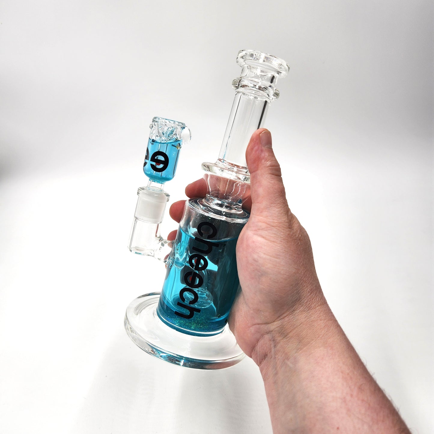 8" Cheech Freezable Glycerin Barrel Bong