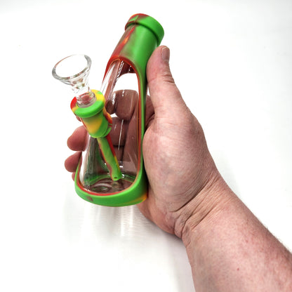 6" Waxmaid Horn Silicone Mini Bong