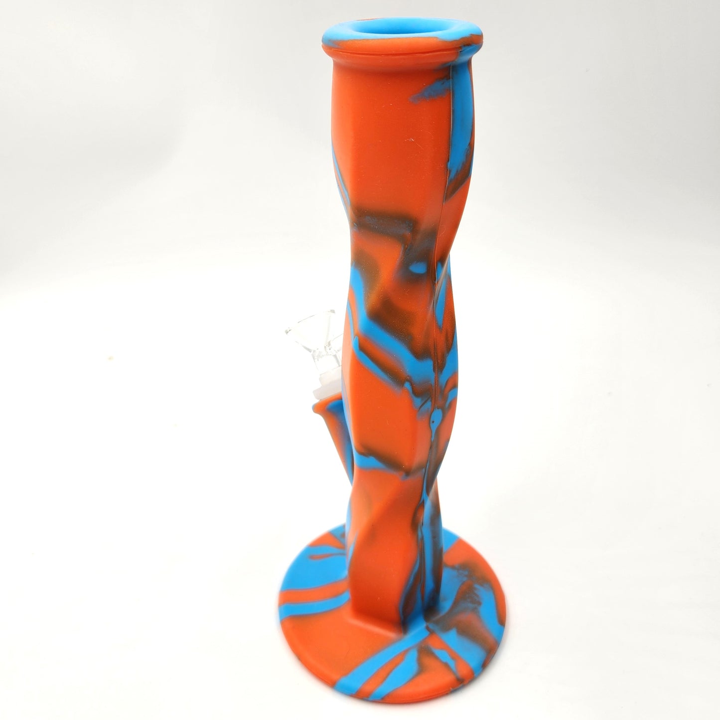 Silicone 10" Straight Tube Bong