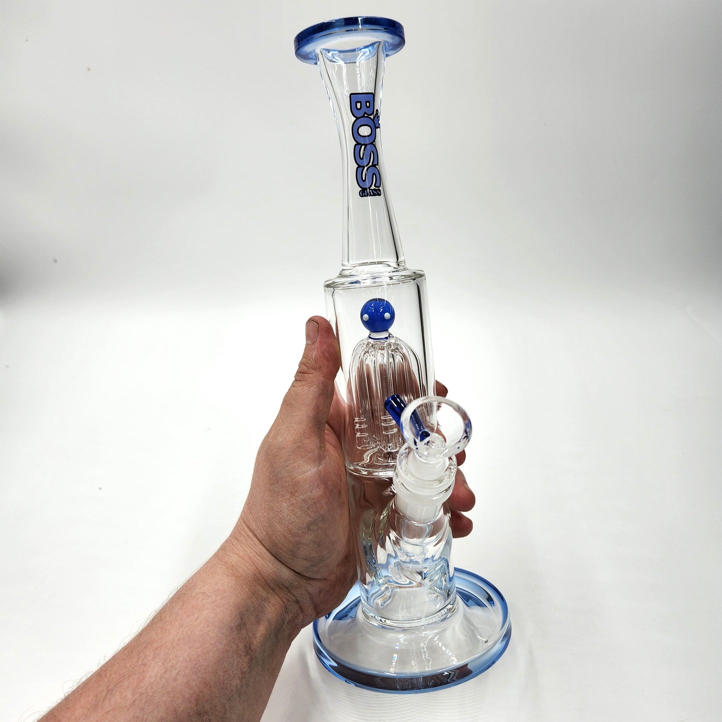 12" Boss Glass Tree Percolator Bong