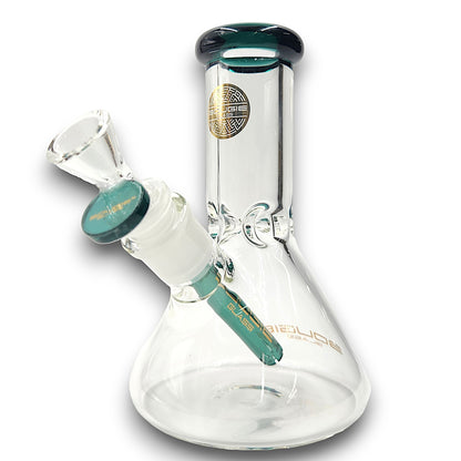 6" Bougie Glass Short Stubby Beaker Bong