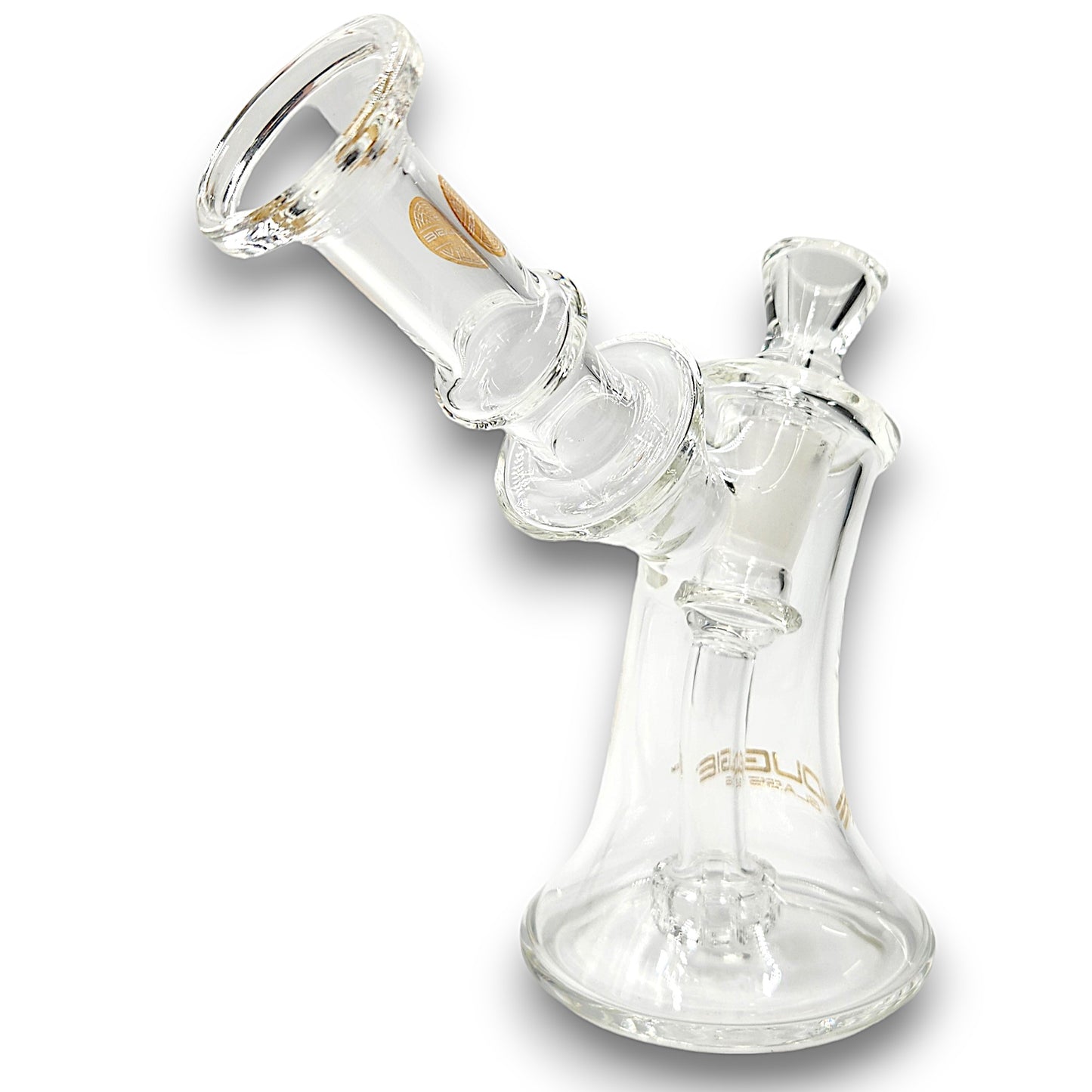 7" Bougie Angled Beaker Circ Perc Bong