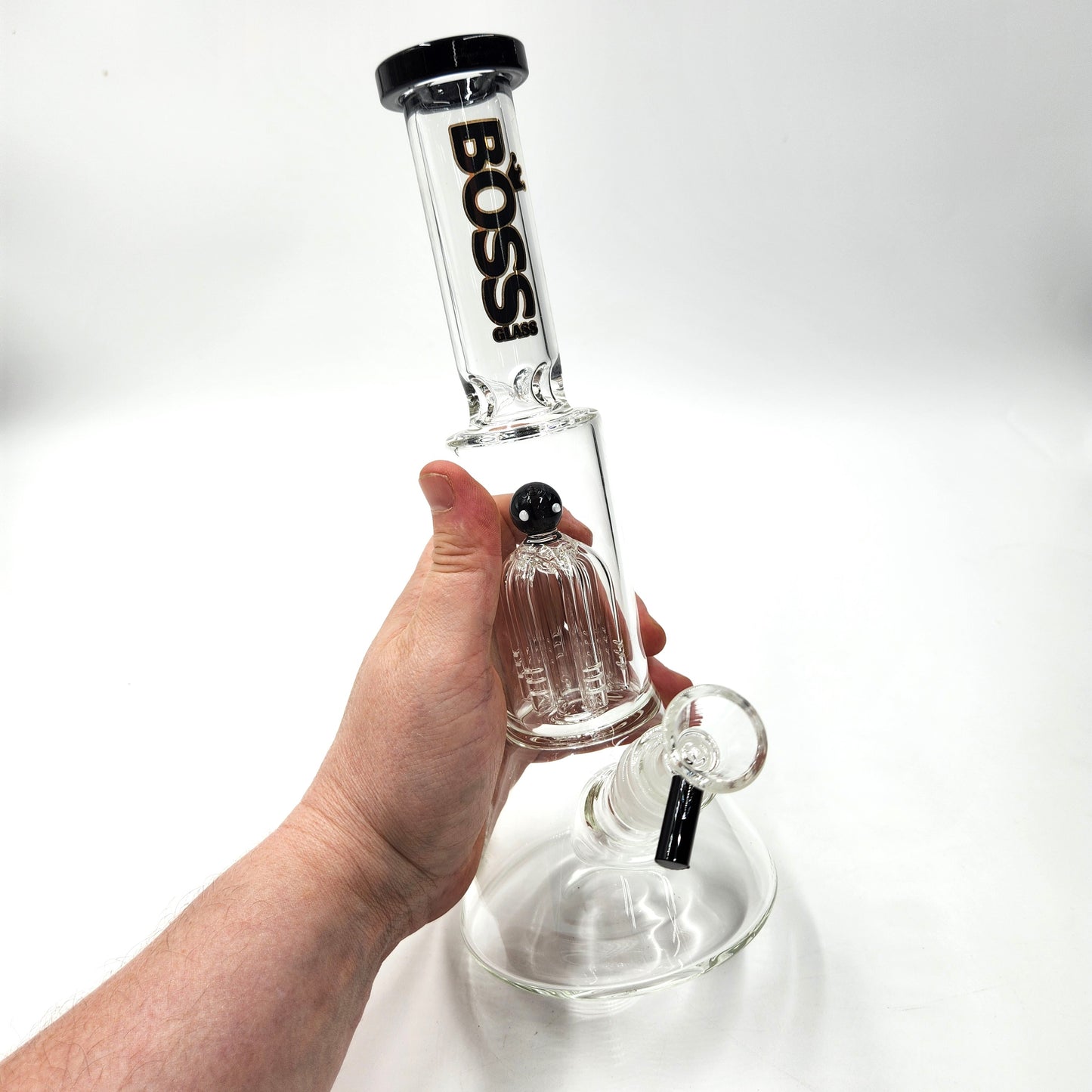 11" Boss Glass Tree Percolator Bong