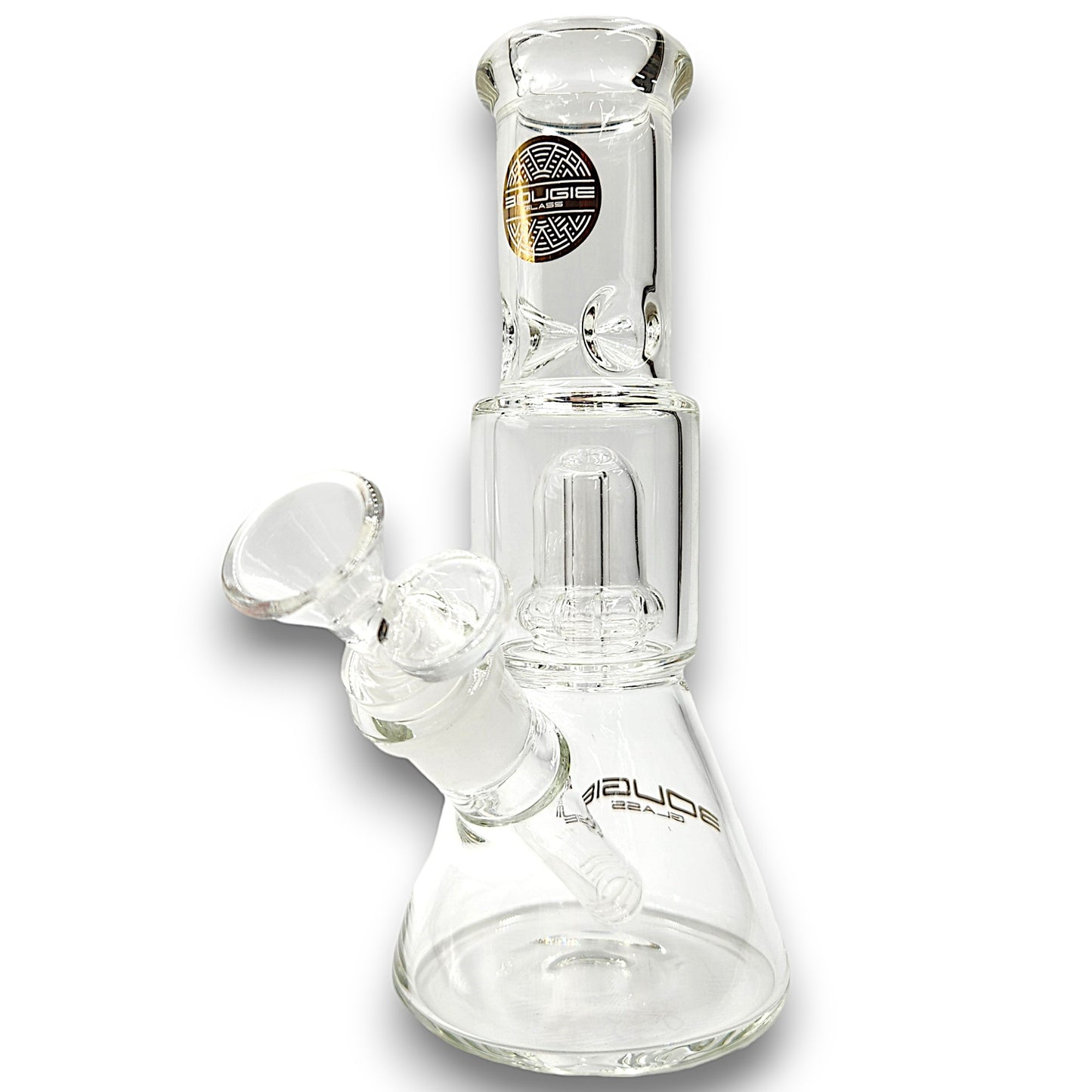 8" Bougie Showerhead Percolator Beaker Bong