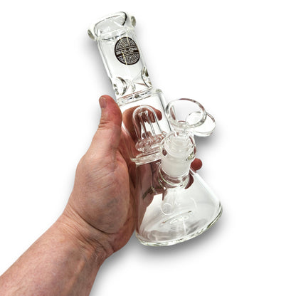 8" Bougie Showerhead Percolator Beaker Bong