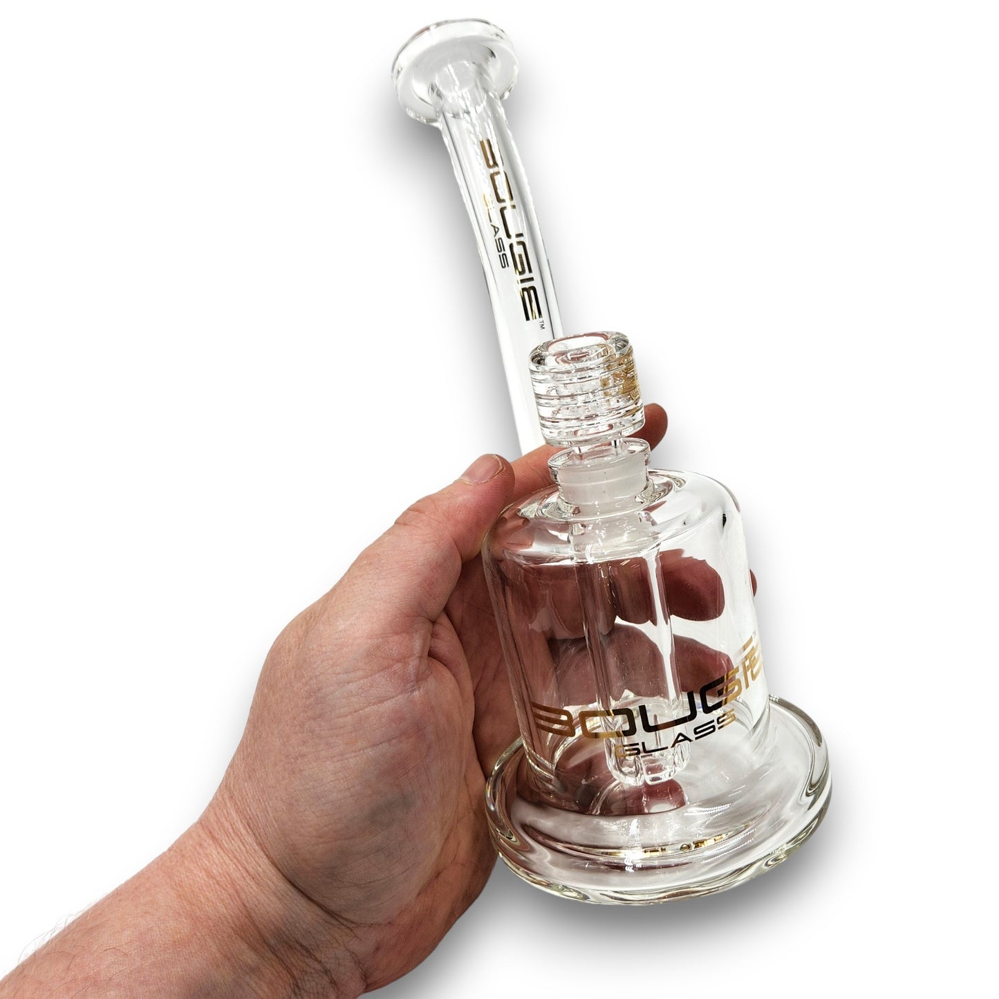 8" Bougie Arched Mouth Diffused Downstem Barrel Bong