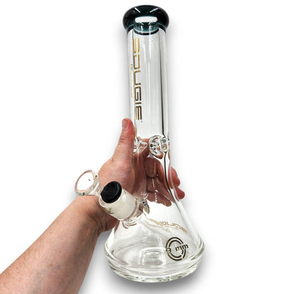 12" Bougie Glass Bell Shape Heavy Duty Beaker Bong