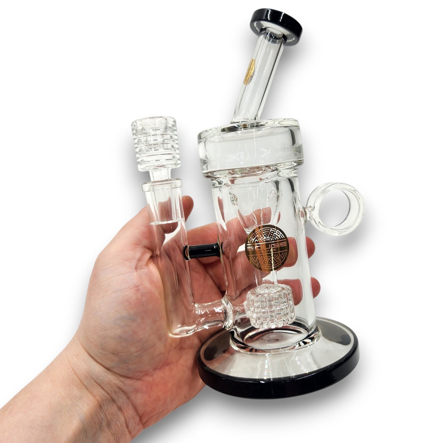 9" Bougie Vortex Matrix Perc Bong