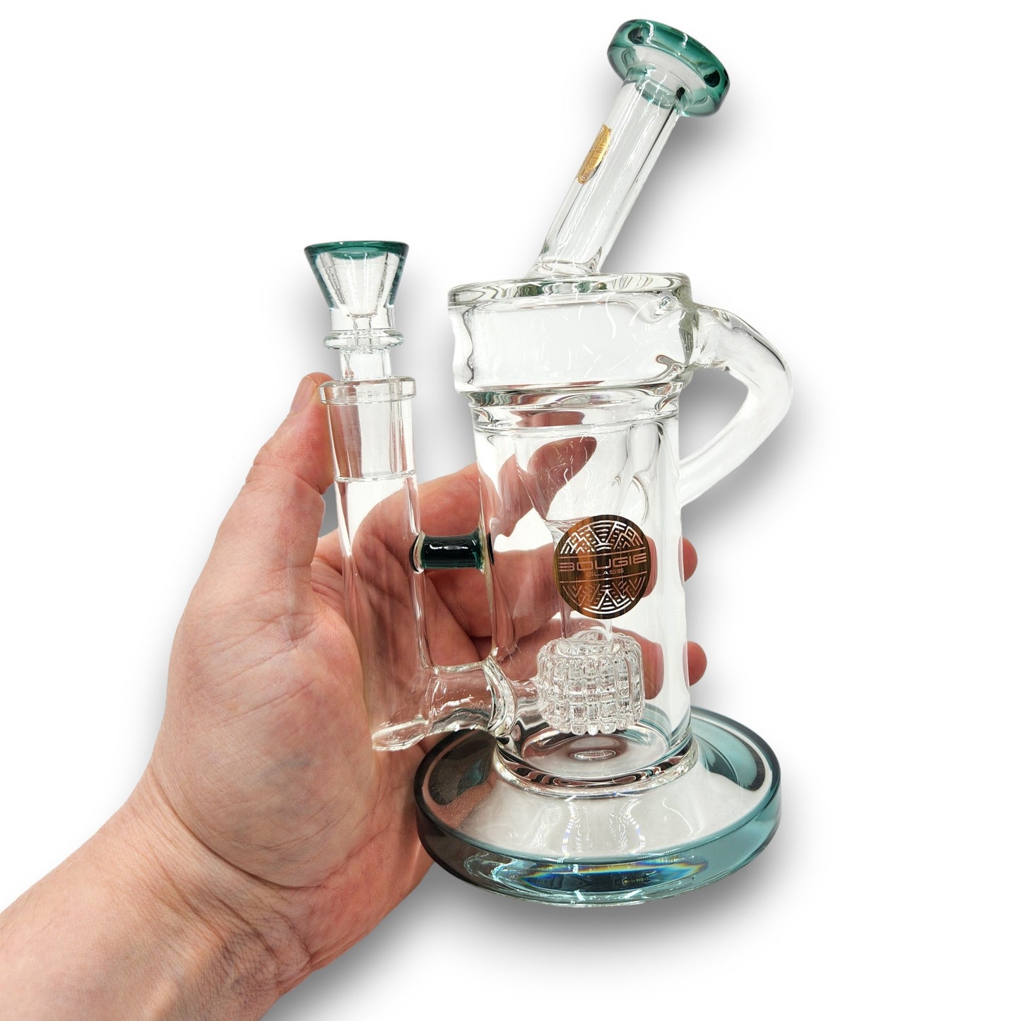 8" Bougie Matrix Percolator Recycler Bong