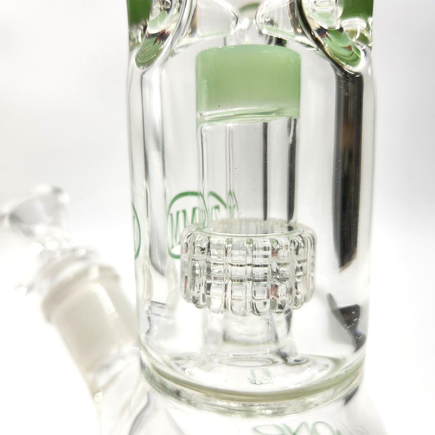 14" Diamond 7mm Heavy Duty Matrix Showerhead Perc Beaker Bong