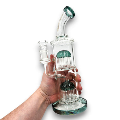 12" Bougie Dual Tree Percolator Bong