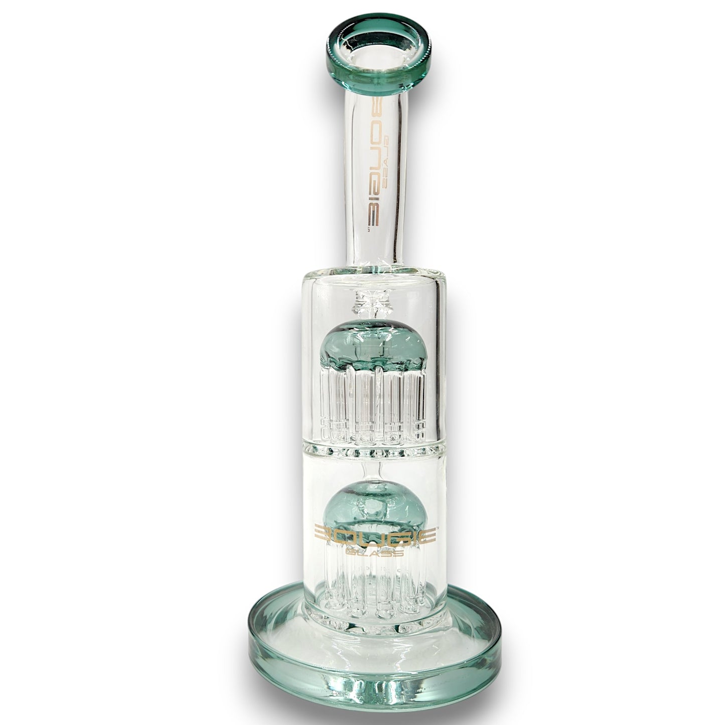 11" Bougie Double Tree Percolator Bong