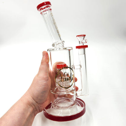 11" Cali CloudX Matrix Showerhead Perc Barrel Bong