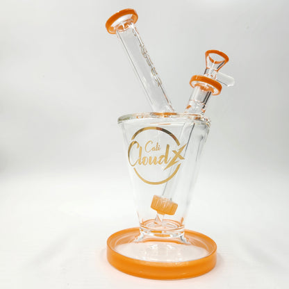 9" Cali CloudX Circ Perc Volcano Barrel Bong