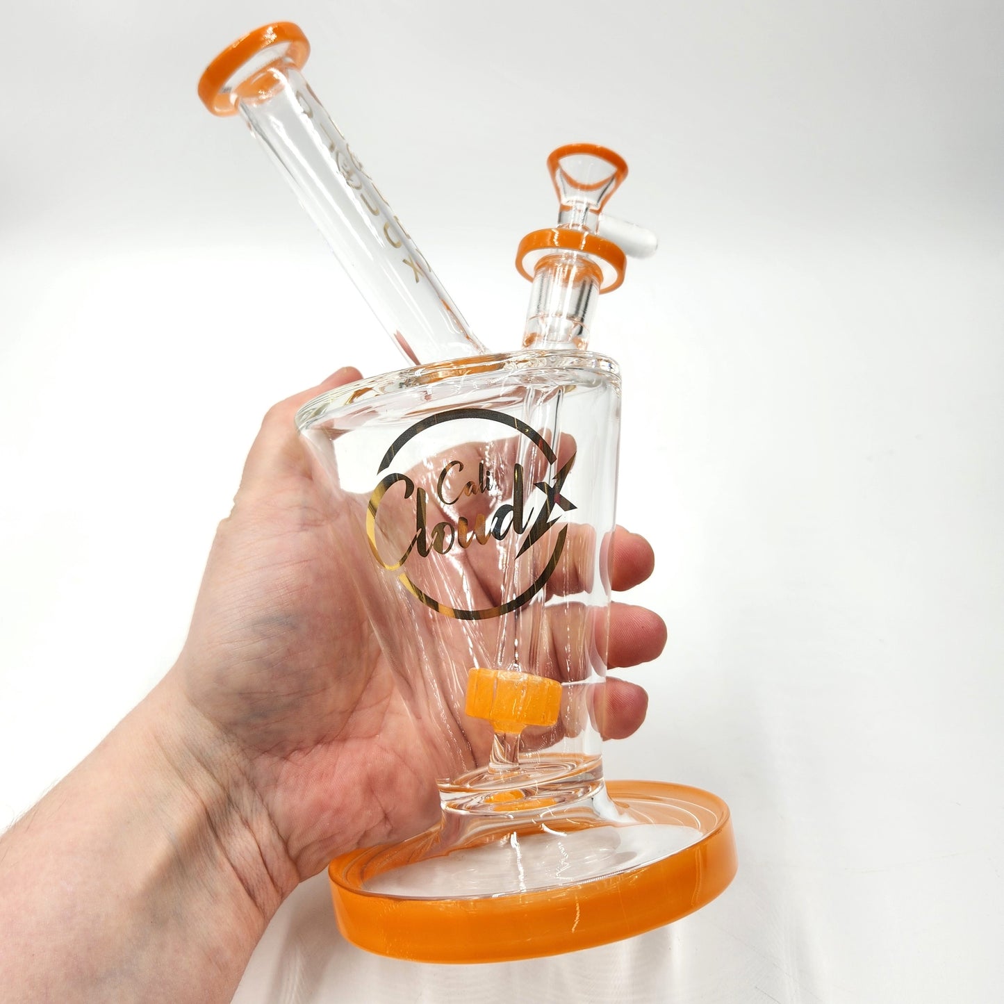 9" Cali CloudX Circ Perc Volcano Barrel Bong