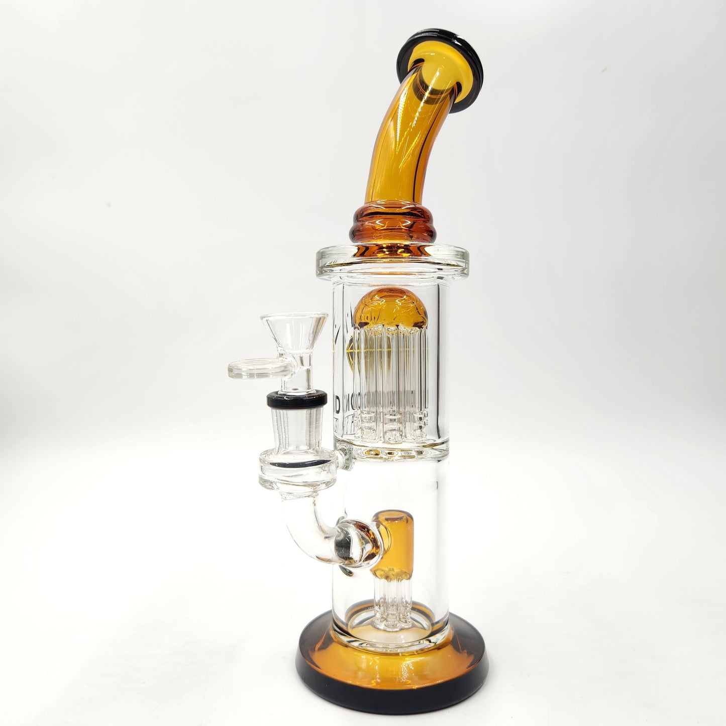 11" Diamond Heavy Duty Tree Perc Straight Barrel Bong