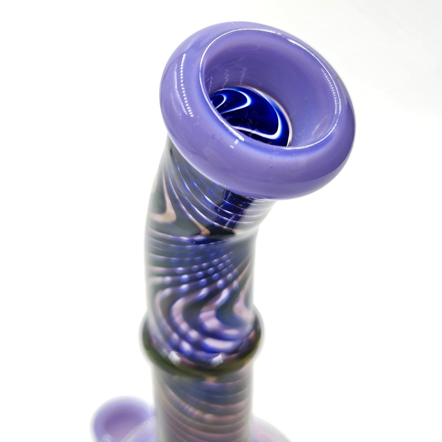 9" Circ Perc Colored Angle Mouth Dab Rig Bong