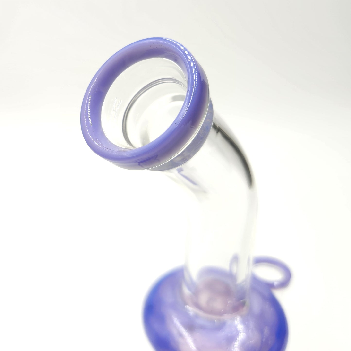 9" Circ Perc Colored Angle Mouth Dab Rig Bong