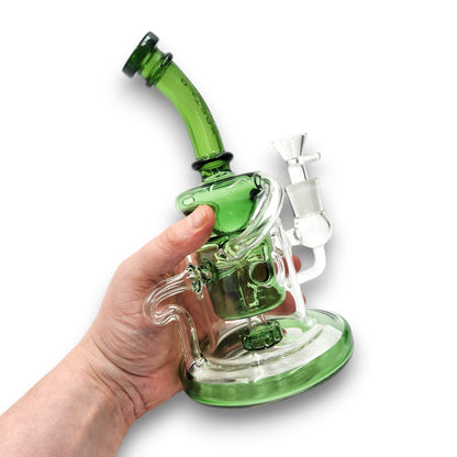 9" Cali CloudX Circ Percolator Recycler Bong