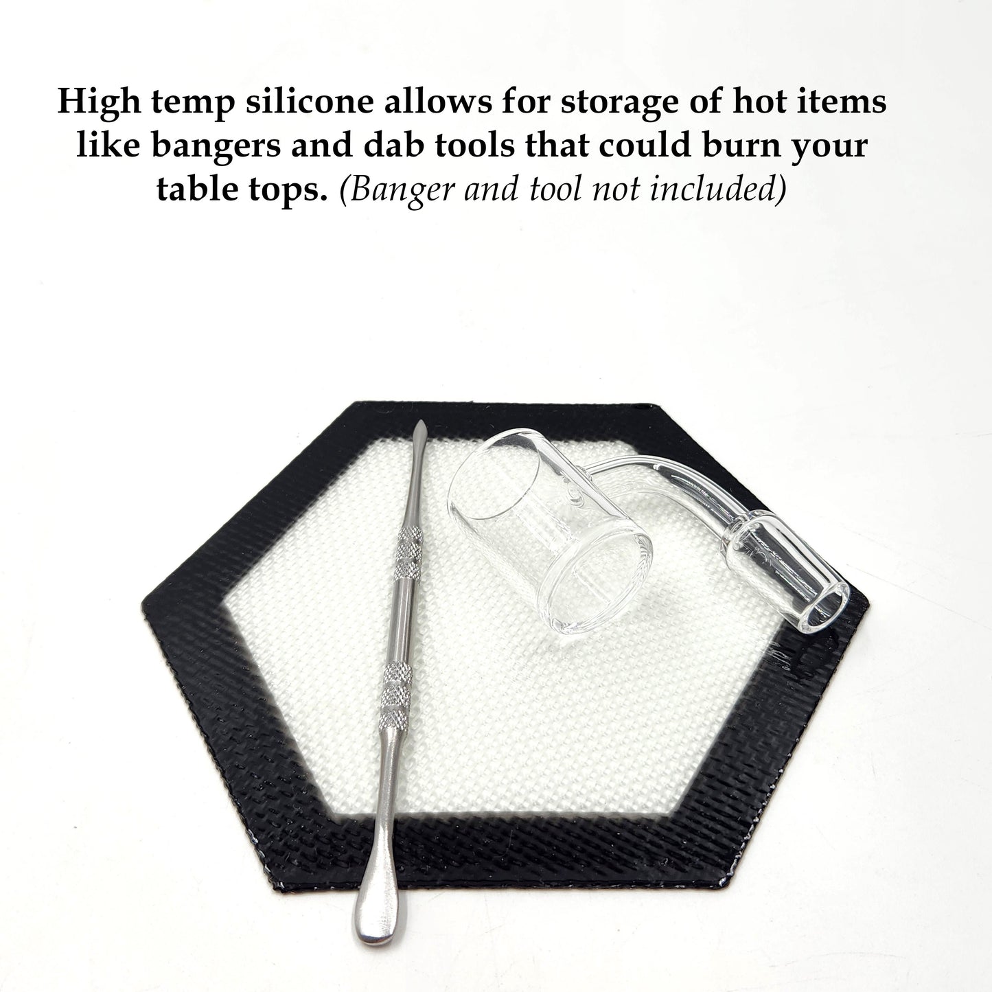 5" Hexagon Silicone Dab Mat