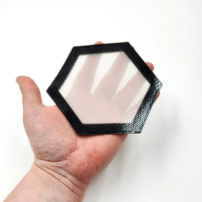 5" Hexagon Silicone Dab Mat