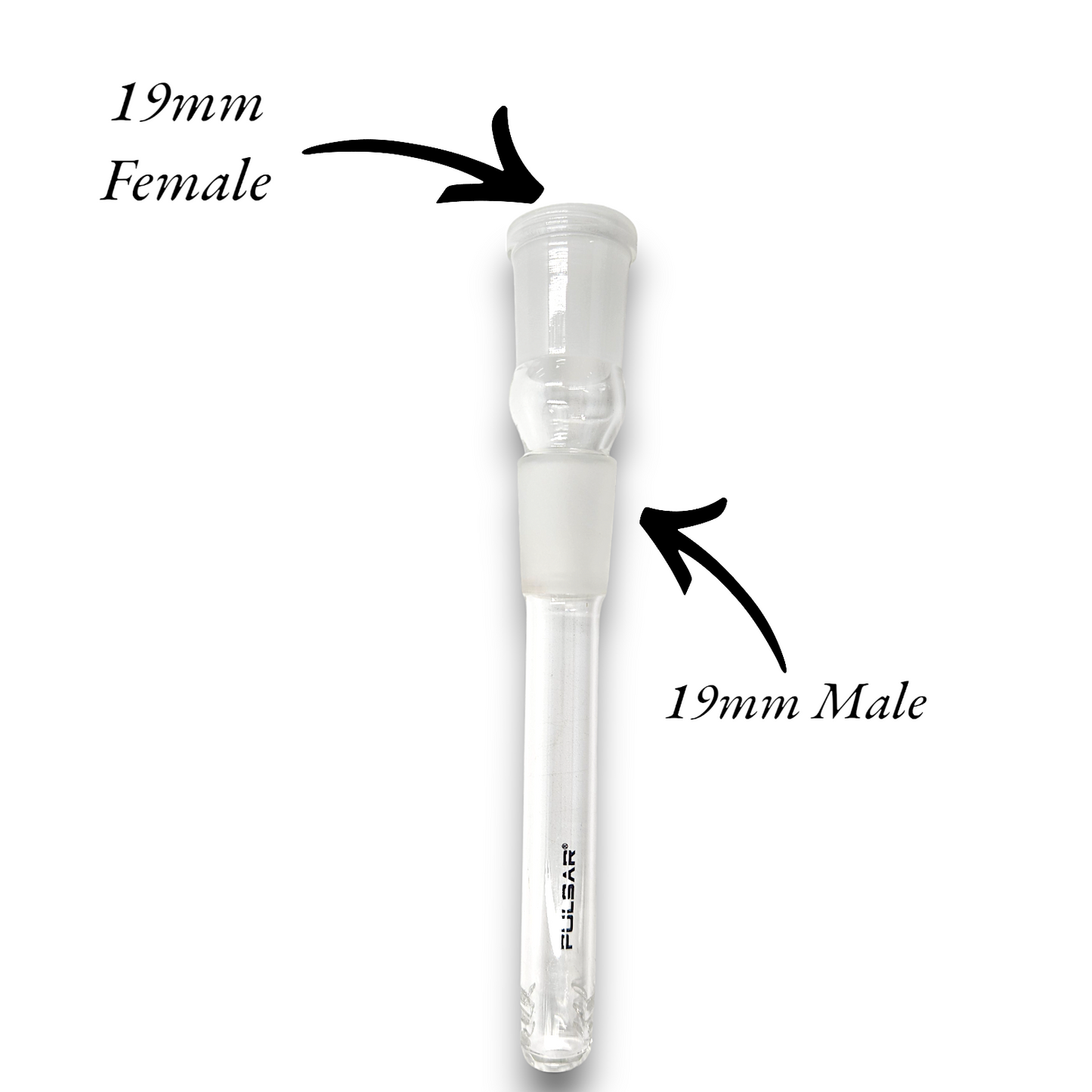 Pulsar 3-1/2" Downstem (19mm Bowl / 19mm Ground Joint)