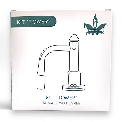 Aleaf Tower Banger Set 14mm 90 deg