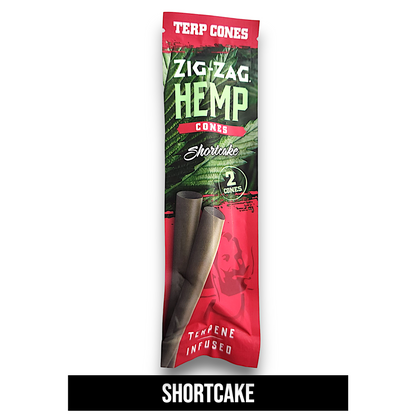 Zig Zag Hemp Pre-Rolled King Cones 2 Pack