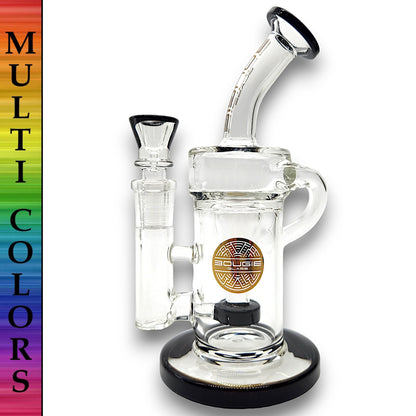 7" Bougie Circ Percolator Volcano Recycler Bong