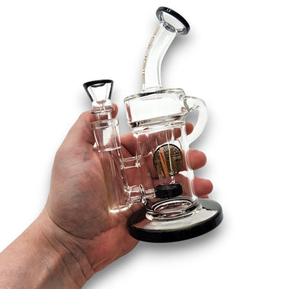 7" Bougie Circ Percolator Volcano Recycler Bong