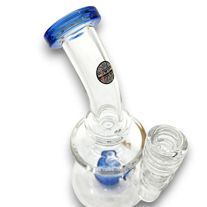 7" Bougie Glass Circ Perc Barrel Bong