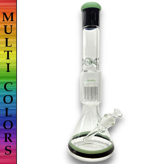 18" Special 20 9mm Thick Glass Tree Percolator Beaker Bong