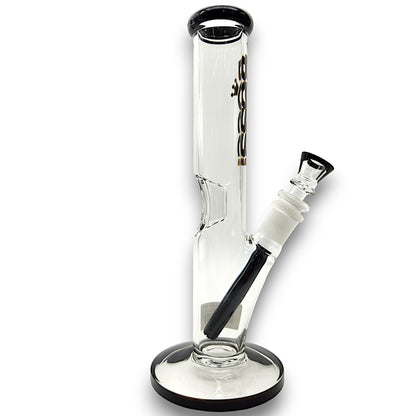 10" Boss Glass Straight Tube Bong (New Style)