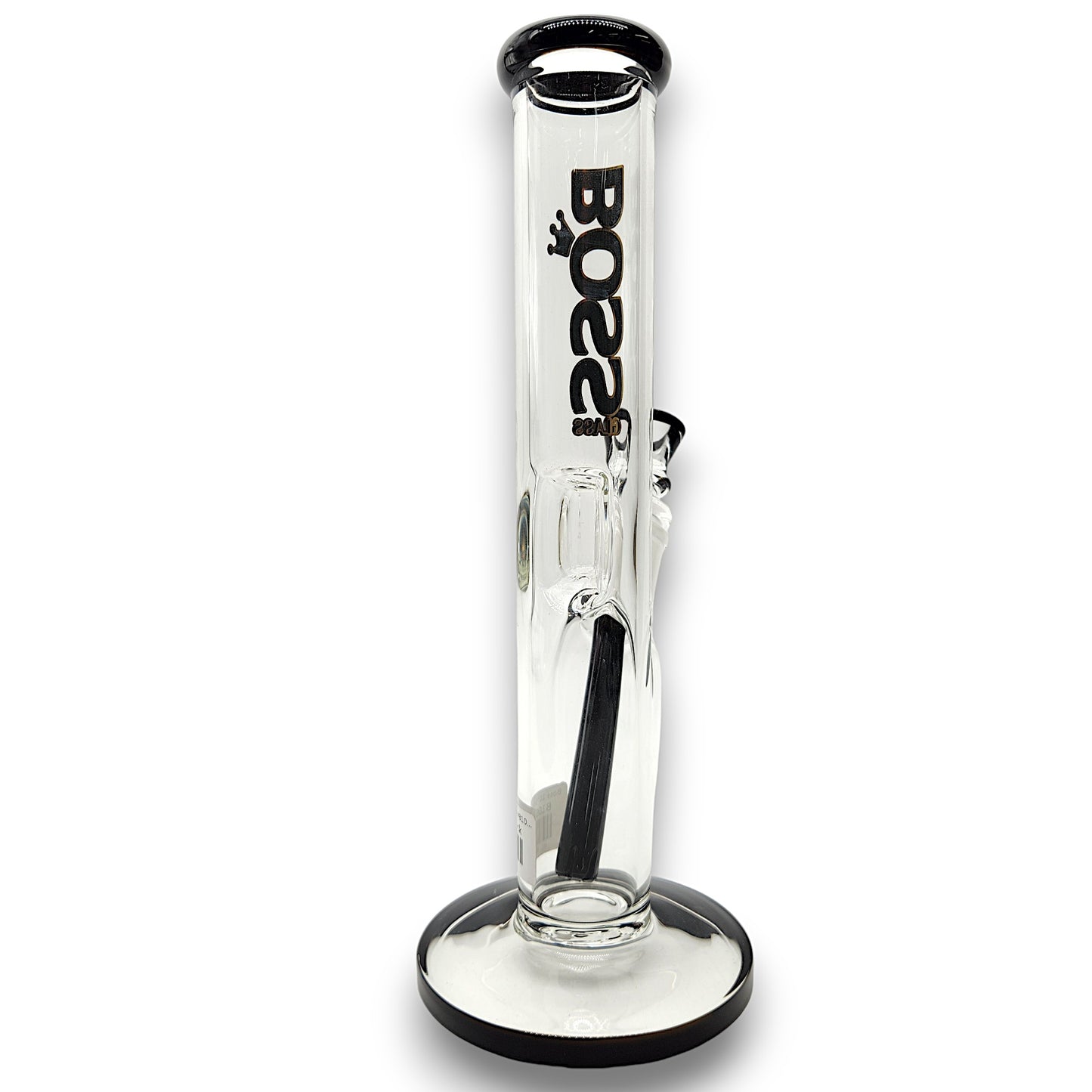 10" Boss Glass Straight Tube Bong (New Style)