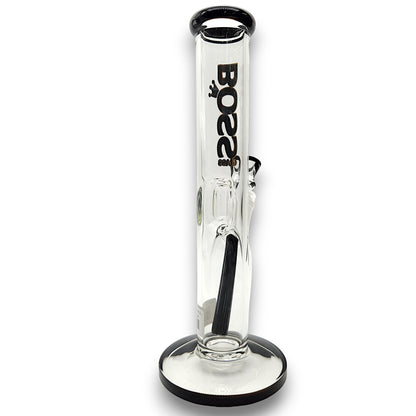 10" Boss Glass Straight Tube Bong (New Style)