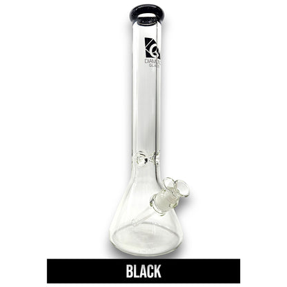 16" Diamond Glass Heavy Duty Beaker Bong