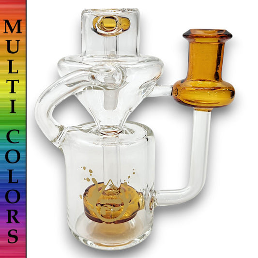 5" Pulsar Circ Percolator Recycler 14mm 90 deg Ash Catcher