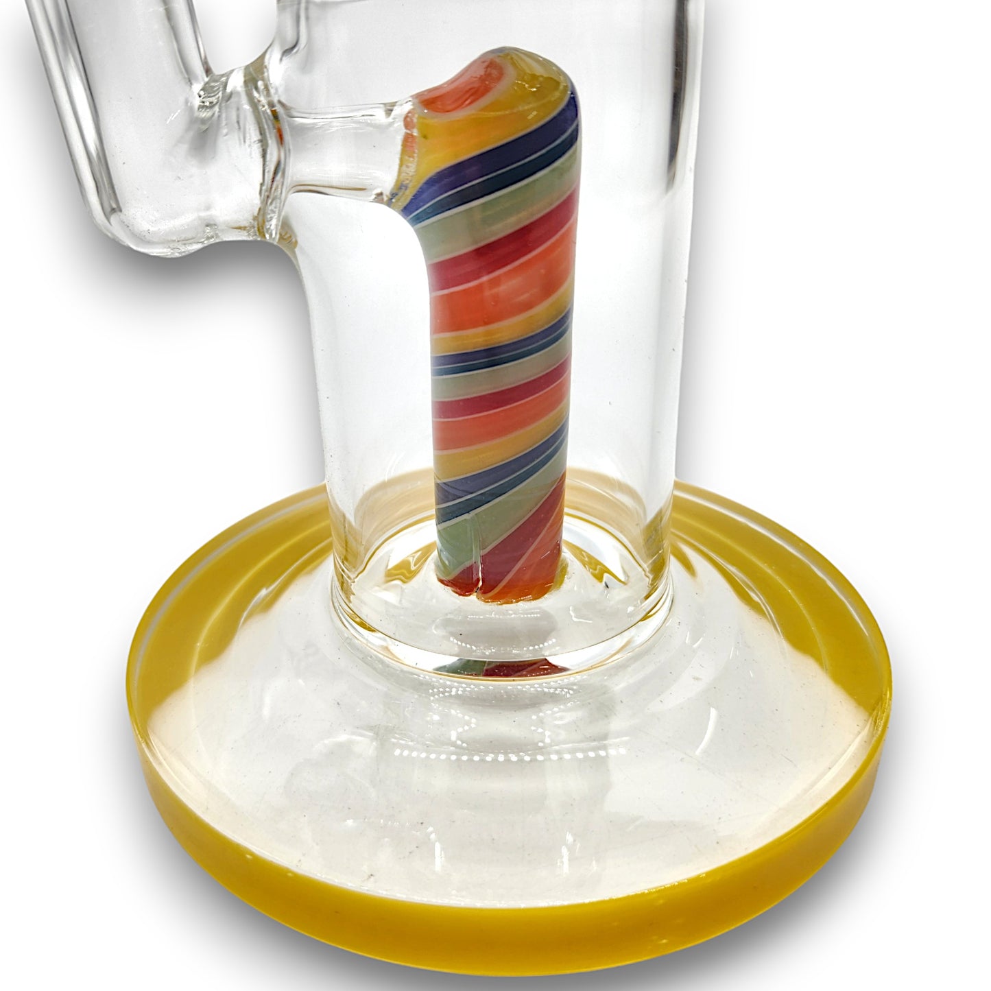 12" Barber Color Swirl Tree Percolator Barrel Bong