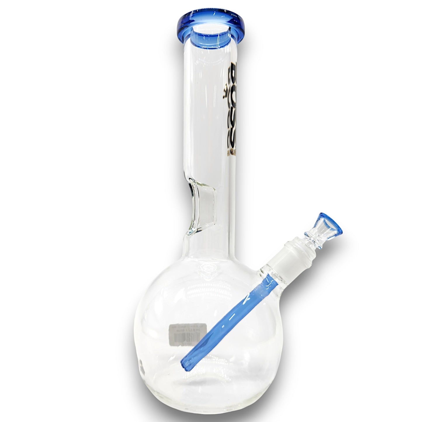 12" Boss Glass Round Bottom Beaker Bong