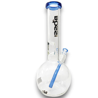 12" Boss Glass Round Bottom Beaker Bong