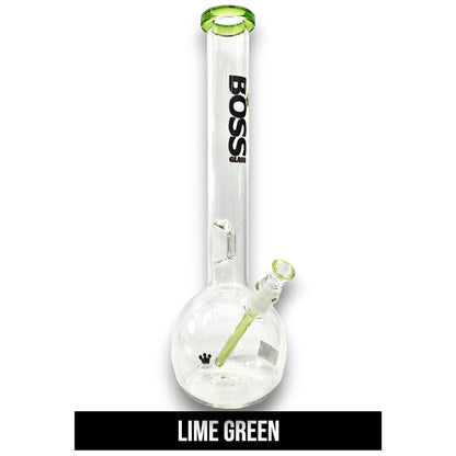 18" Boss Glass Round Bottom Beaker Bong