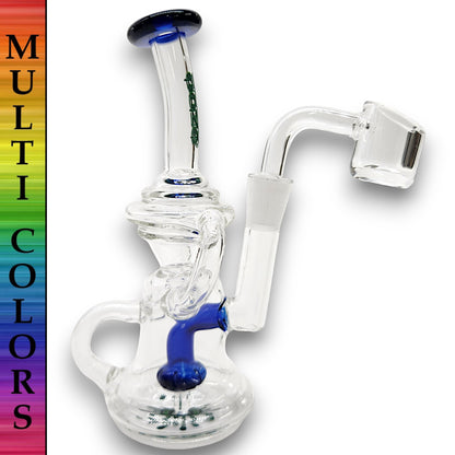 5" Ooze Mini Dab Rig Recycler Bong