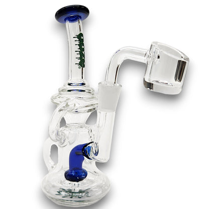 5" Ooze Mini Dab Rig Recycler Bong