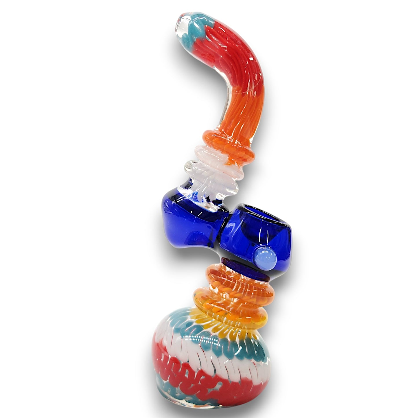 8" Glass Color Party Bubbler