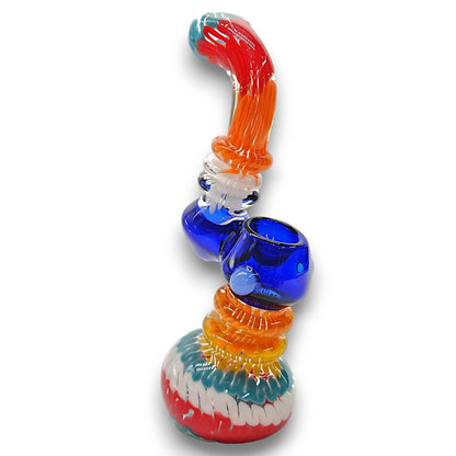 8" Glass Color Party Bubbler