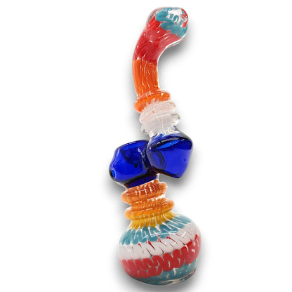 8" Glass Color Party Bubbler