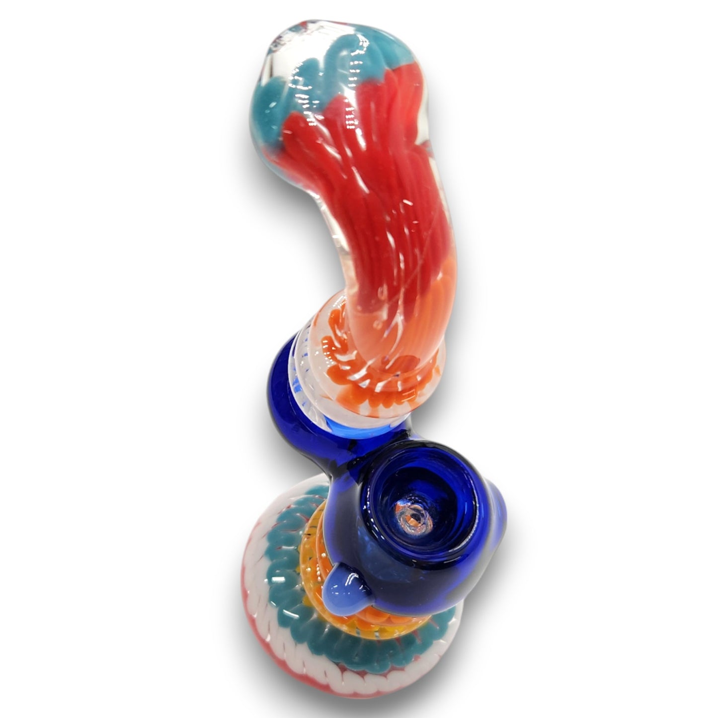 8" Glass Color Party Bubbler